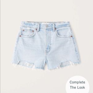 Abercrombie Curve Love High Rise Mom Shorts